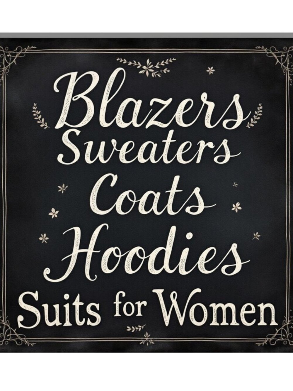 Blazers, Sweaters, Coat, Hoodies, and Suits with Blazers for women Not For Sale
